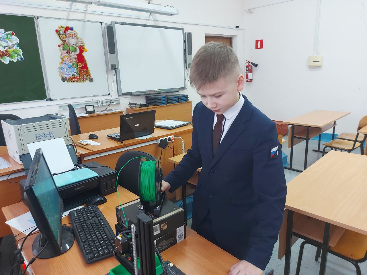 Работа 3D принтера.
